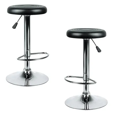 Bruce Collection Adjustable Height Swivel Stools, Set Of 2