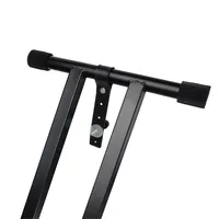 Double-brace X Keyboard Stand + 2nd Detachable Tier Musical Electronic Piano Stands