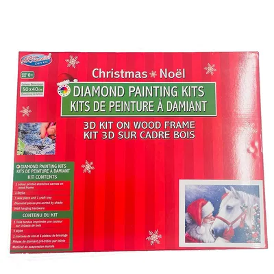 Christmas Diamond Painting Kit - Assorted 50 X 40cm
