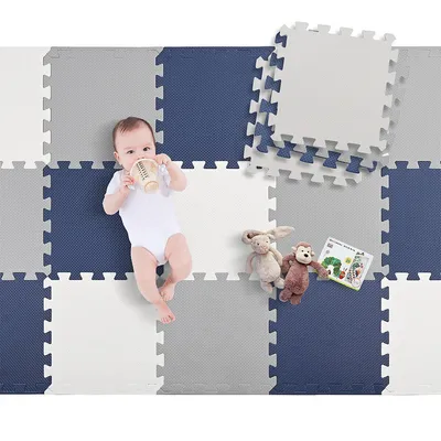18 Pcs Baby Puzzle Play Mat Kids Playmat Eva Foam Floor Crawling Mat