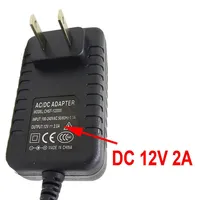 12v2a Ac/dc Us Plug Adapter Power Supply Wall Charger Cord Cctv Camera 5.5*2.5mm