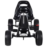 Go Kart Kids Ride On Car Pedal Powered 4 Wheel Racer Stealth Outdoor Toy