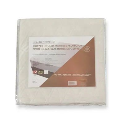 Copper Infused Mattress Protector, Hypoallergenic