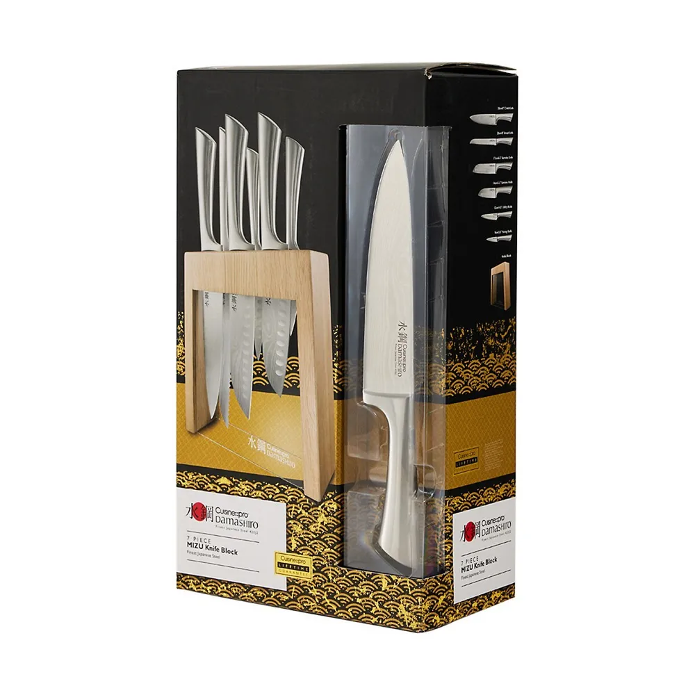 Cuisine::pro Kiyoshi Kei 7-Piece Knife Block Set