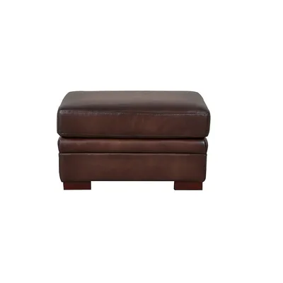 Brookfield 29 In. Leather Ottoman