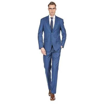 Braveman Men's Check Slim Fit 2pc Suits