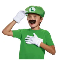 Mario Bros Luigi Child Accessory Kit