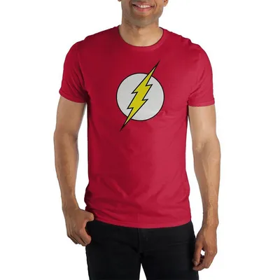 Dc Comics The Flash Logo Men's T-shirt
