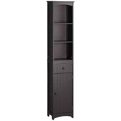 Bathroom Storage Cabinet With 3-tier Shelves