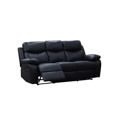 Aveon 83" Pillow Top Arm Reclining Sofa Leather Match - Available 2 Colours
