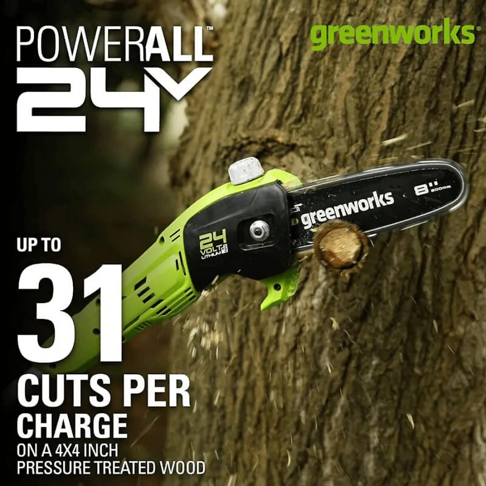 Greenworks 80V 10 in. Pole Saw (Tool Only)