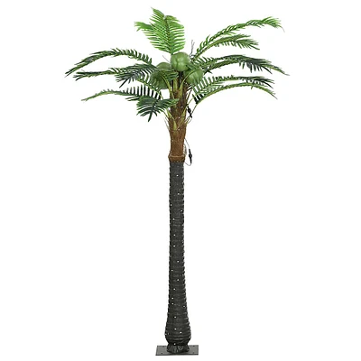 6ft Lighted Artificial Palm Tree Light Up With Led Lights