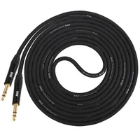 1/4'' Trs To 1/4'' Trs, Male To Male, Balanced Audio Cable