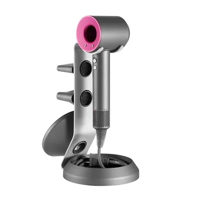Hair Dryer Stand Holder for Dyson Supersonic (Hair Dryer Not Included) - Metallic grey