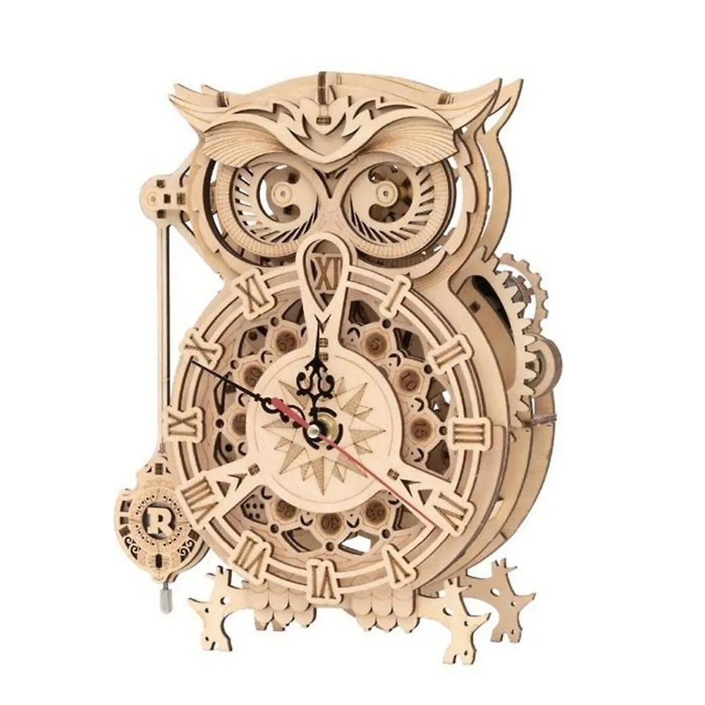 Owl Clock Lk503 Battery Mechanical Gears Kit