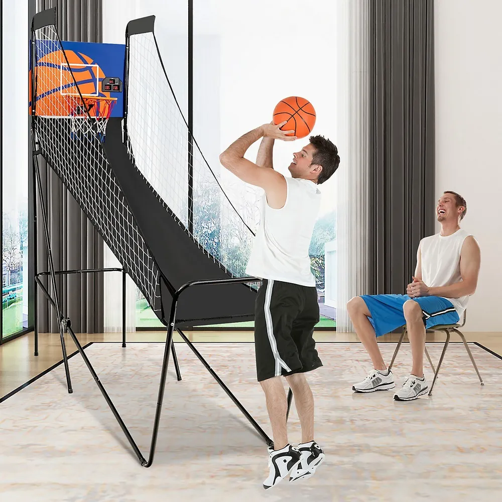  Lanos Basketball Arcade Game, Double Electronic Hoop