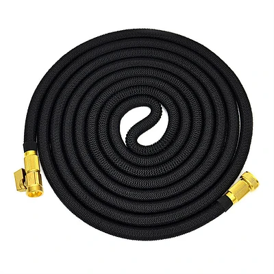 Garden Hose with 3/4" Solid Brass Connector, Garden Hose Reels for Hose Reel Lead-in Water Softener, 50FT