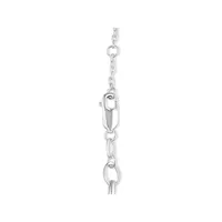 Infinity Belcher Chain Bracelet In Sterling Silver