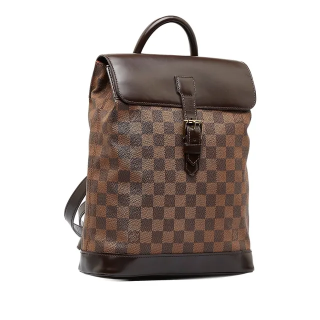 Louis Vuitton Backpack Damier Soho Brown Canvas Women's Men's