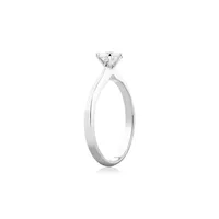 Certified Solitaire Engagement Ring With A 0.50 Carat Tw Diamond In 18kt White Gold