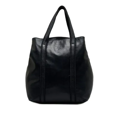 Pre-loved Leather Tote Bag