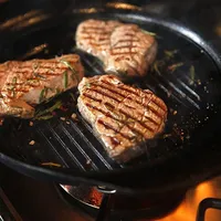 Tekki (cast Iron) Grill Pan 22cm Without Lid