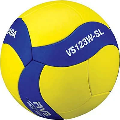 Vs123w-sl Super Light Indoor Training Volleyball - Official Size 5. Blue/yellow