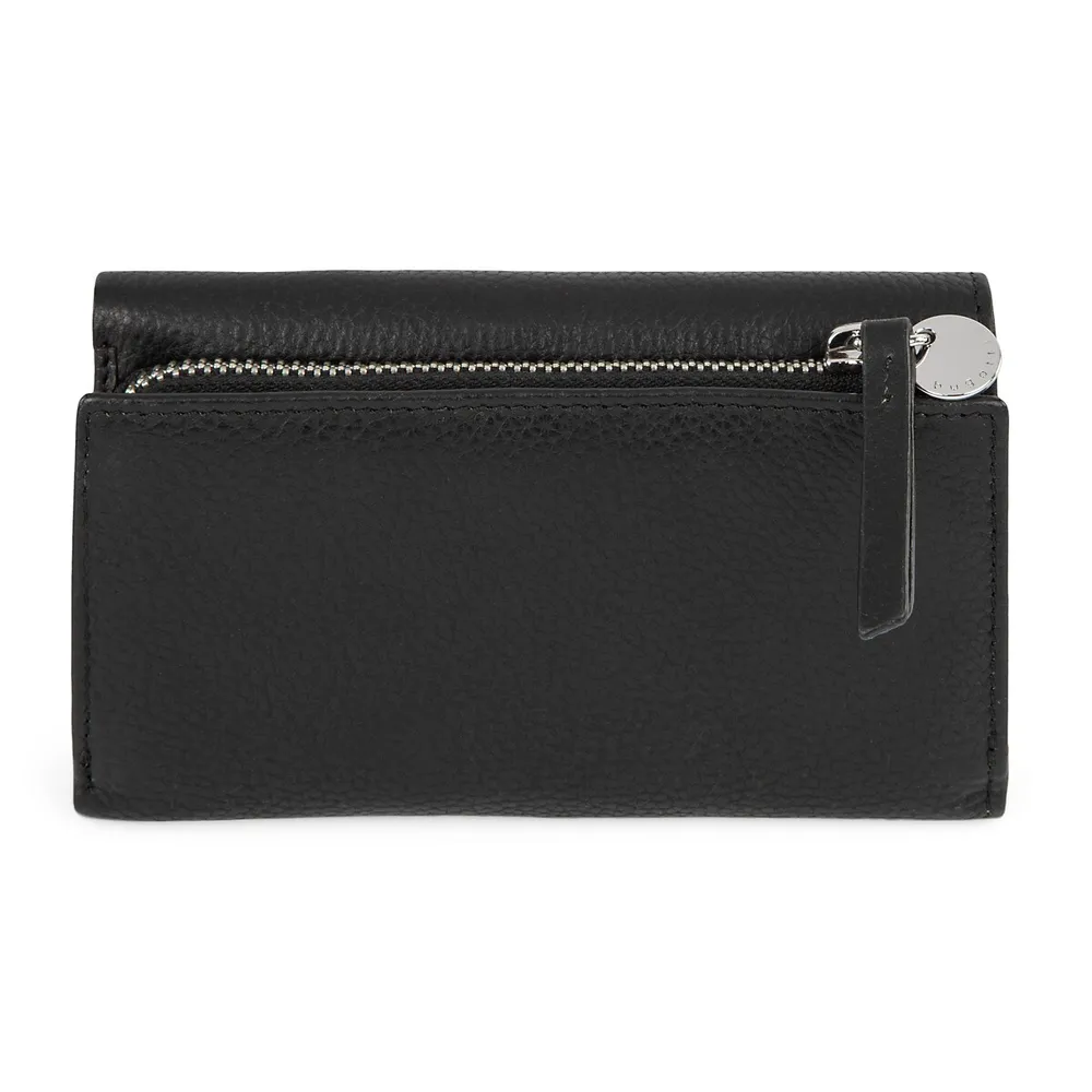 Ladies Leather Trifold Wallet