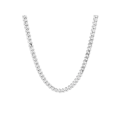 50cm (20") 5.5mm Width Curb Chain In Sterling Silver
