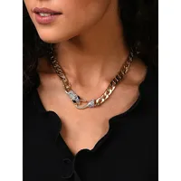 Gold-plated Chain Link Necklace