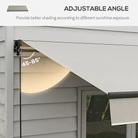 12' X 10' Retractable Awning Sunshade Shelter