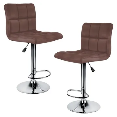 Fixer Collection Adjustable Height Swivel Stools, Set Of 2