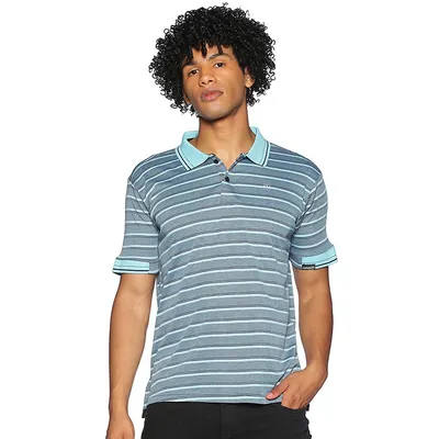 Half Sleeve Stylish Striped Casual T-shirts
