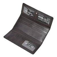 Ladies Leather Slim Fold Wallet
