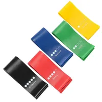 Premium 2 Core Sliders Gliding Disk+5 Exercise Resistance Loop Bands