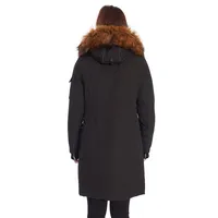 Women's - Laurentian | Vegan Down Recycled Long Parka Winter With Faux Fur Hood