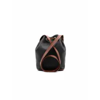 Bucket Bag - Leather and Canvas