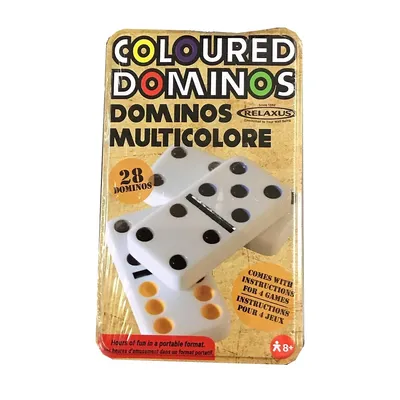 Coloured Domino In Tin