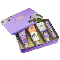 Lavender Hand Lotion Set - Pack Of 3 Luxury Hand Creams - Bonus Nail File