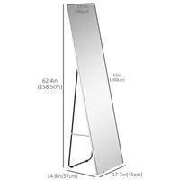 Full-length Dressing Mirror Hanging Or Leaning For Bedroom