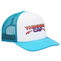 Stranger Things Netflix Series Blue & White Thinking Hat Trucker Hat, Blue, One Size