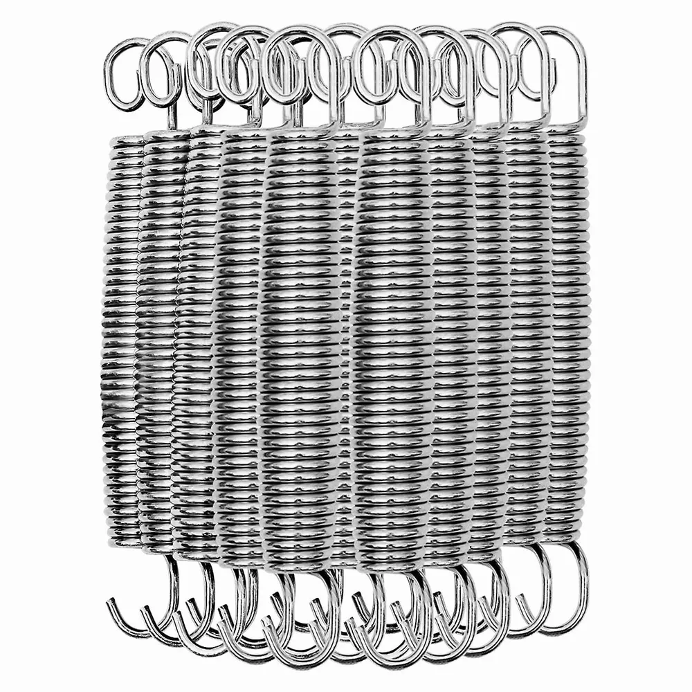 20pcs 7'' Silver Heavy-duty Galvanized Trampoline Spring High Tensile All Weather