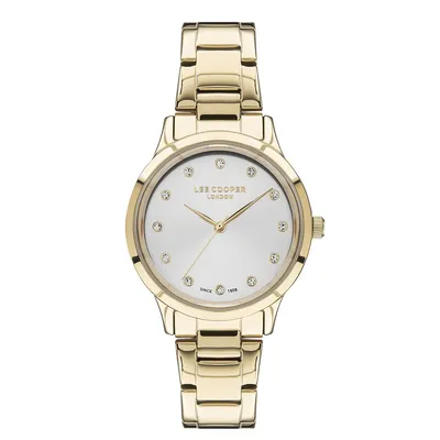 Ladies Lc07457.130 3 Hand Yellow Gold Watch With A Yellow Gold Metal Band And A Silver Dial