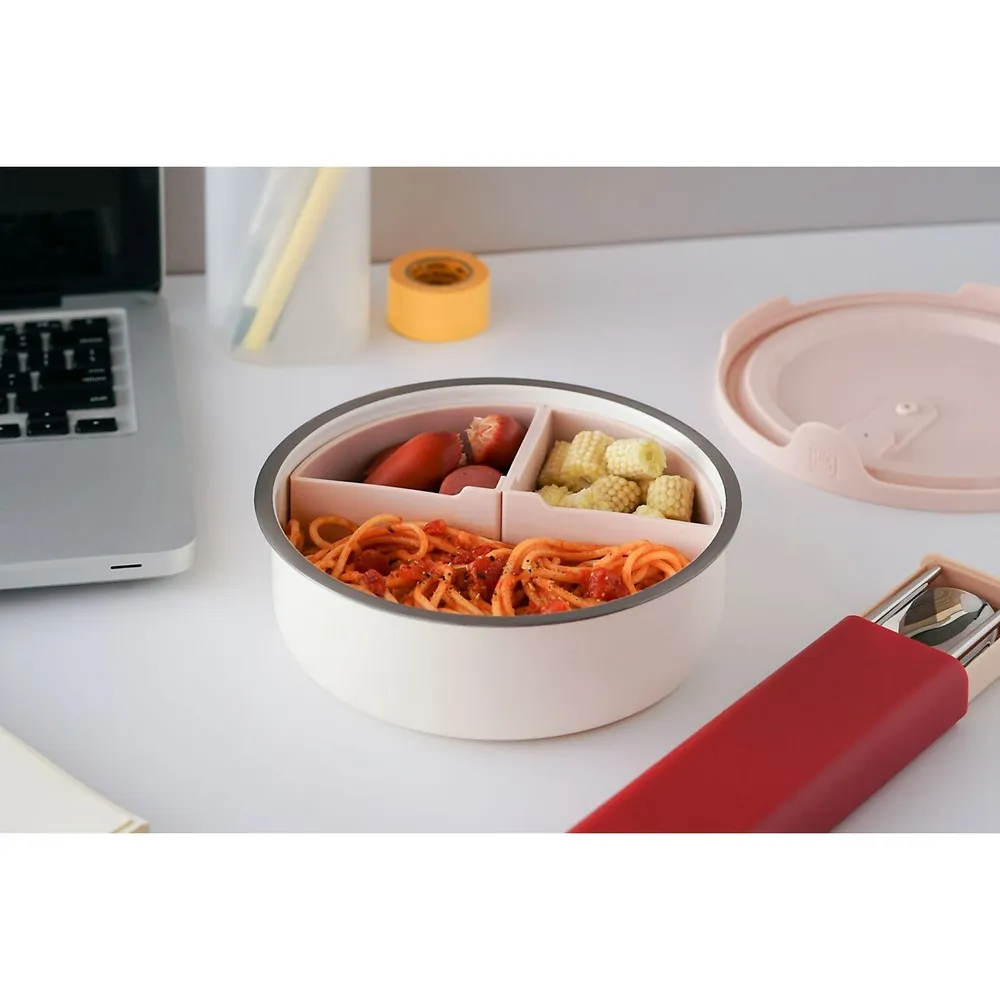 Enamel On Stainless Steel Microwave Safe Bento Box
