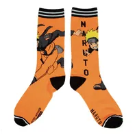 Naruto Logo Mens Crew Socks 3 Pack