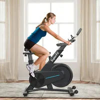 Magnetic Exercise Bike Indoor Cycling Bike Stationary With Adjustable Seat & Handle For Home Office Gym