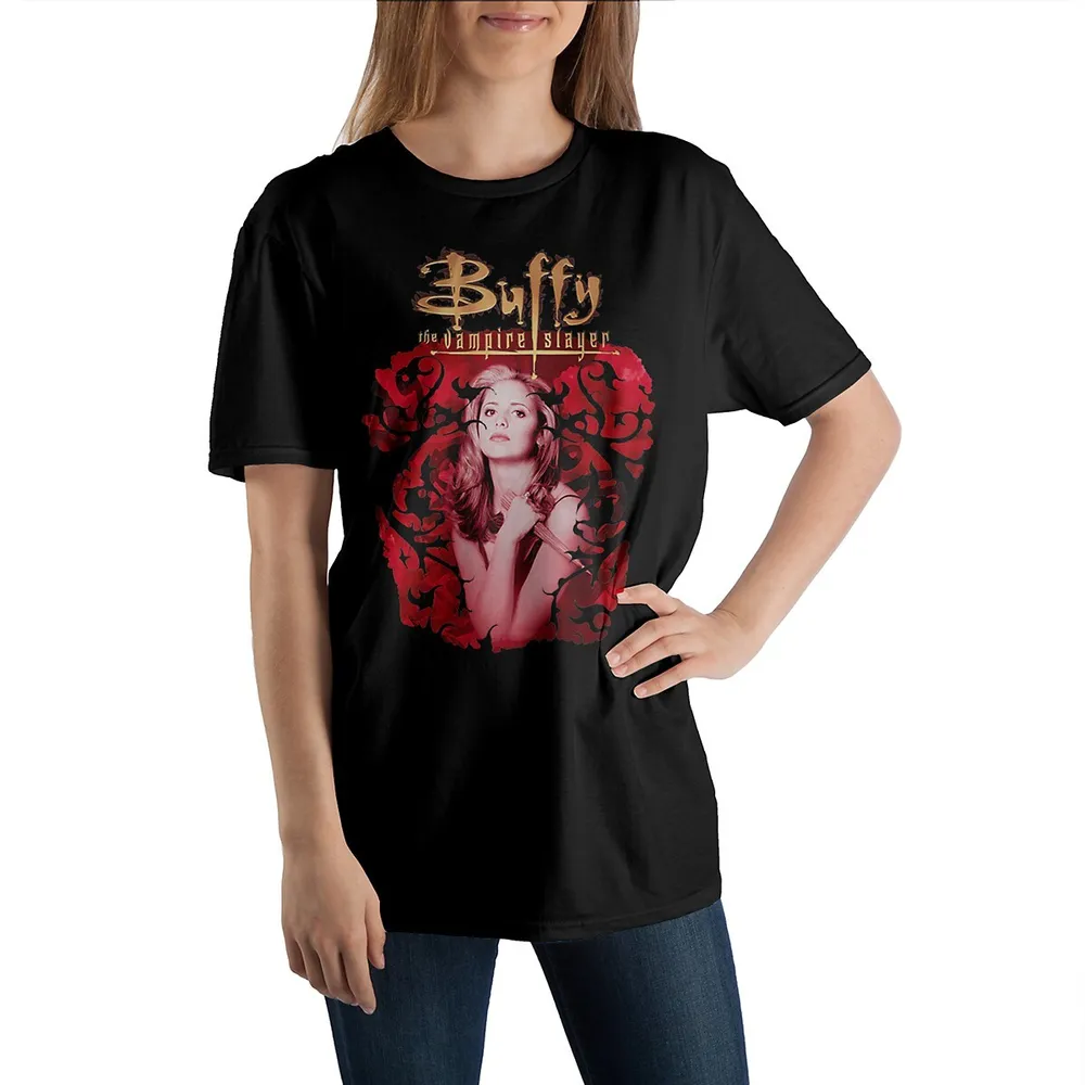 Buffy The Vampire Slayer Box Set Cover Black T-shirt