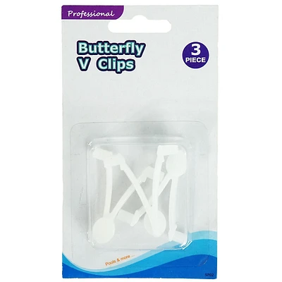 2" Quick Snap Replacement Butterfly Clips - Set Of 3