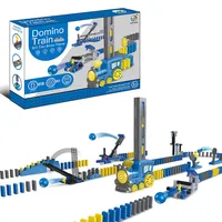 Train Park Set With Lights And Sound - 120 Pieces
