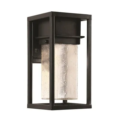 Outdoor Wall Light, 9 '' Height, From The Cassidy Collection, Black